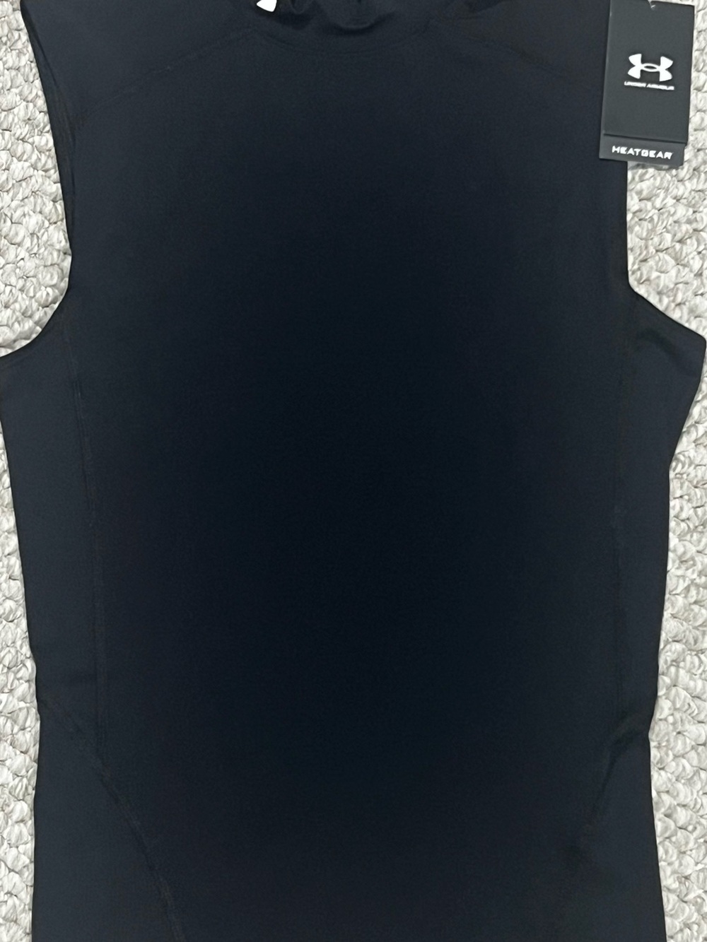 Under Armour Men’s Black HeatGear Sleeveless Training Compression Tank size M